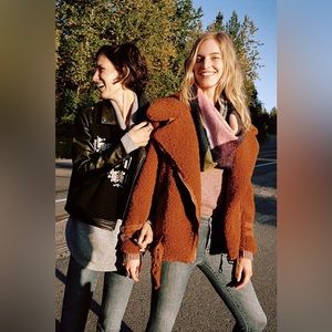 Anthropologie NWT Marrakech Sherpa Jacket